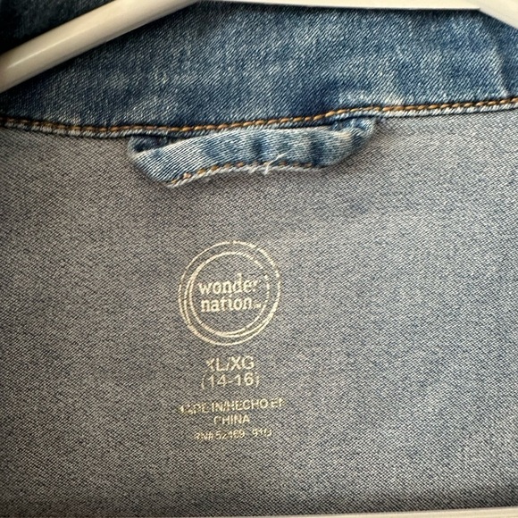 Girls Jean Jacket 14/16 - Picture 3 of 3